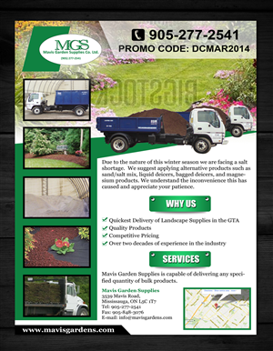 Flyer Design by ESolz Technologies for Mavis Garden Supplies Co. Ltd. | Design #3274506