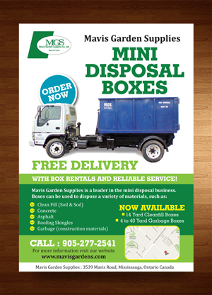 Design de Flyer par rkailas pour Mavis Garden Supplies Co. Ltd. | Design : #3337329