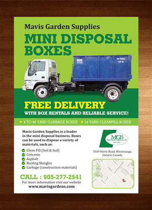 Design de Flyer par rkailas pour Mavis Garden Supplies Co. Ltd. | Design : #3337331