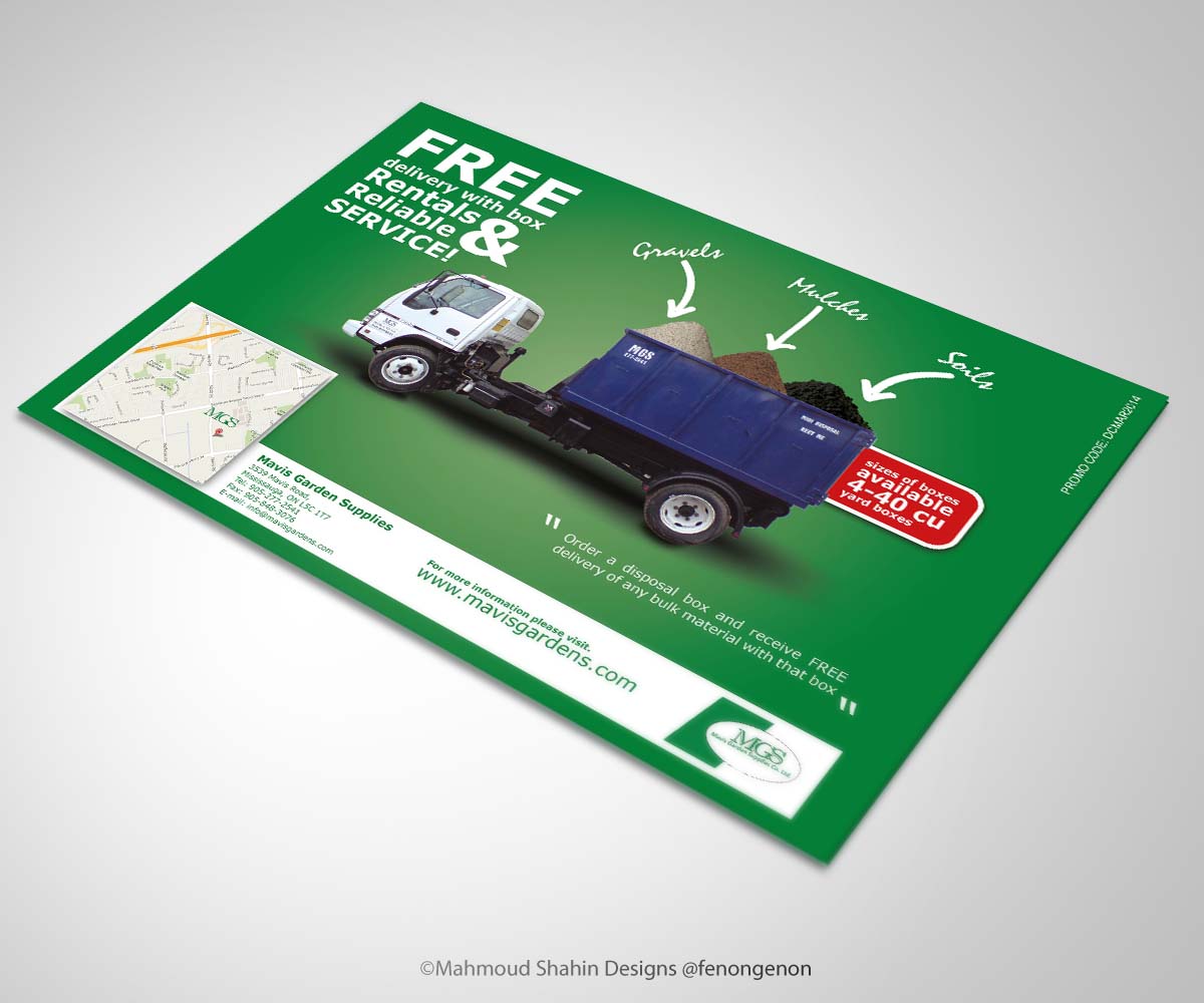 Design de Flyer par Mahmoud Shahin pour Mavis Garden Supplies Co. Ltd. | Design #3330304