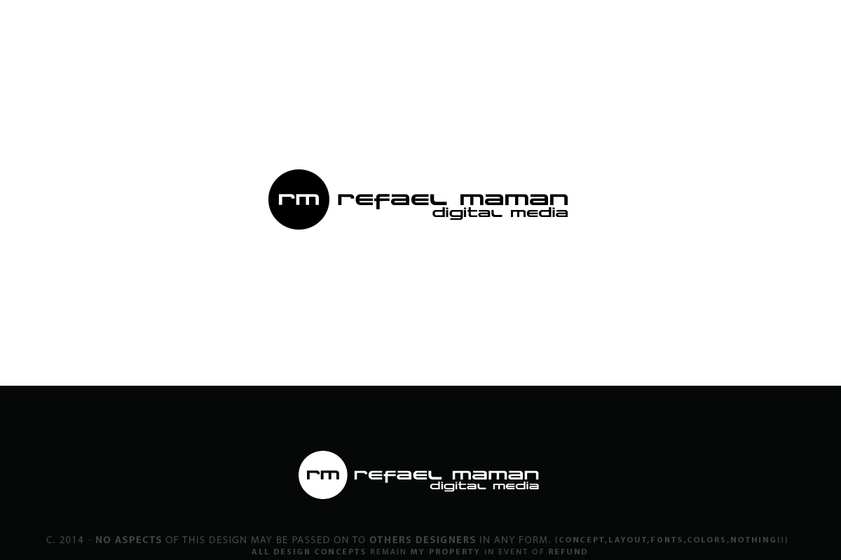 Design de Logo par Senseless pour Refael Maman - Digital Media | Design #3276544