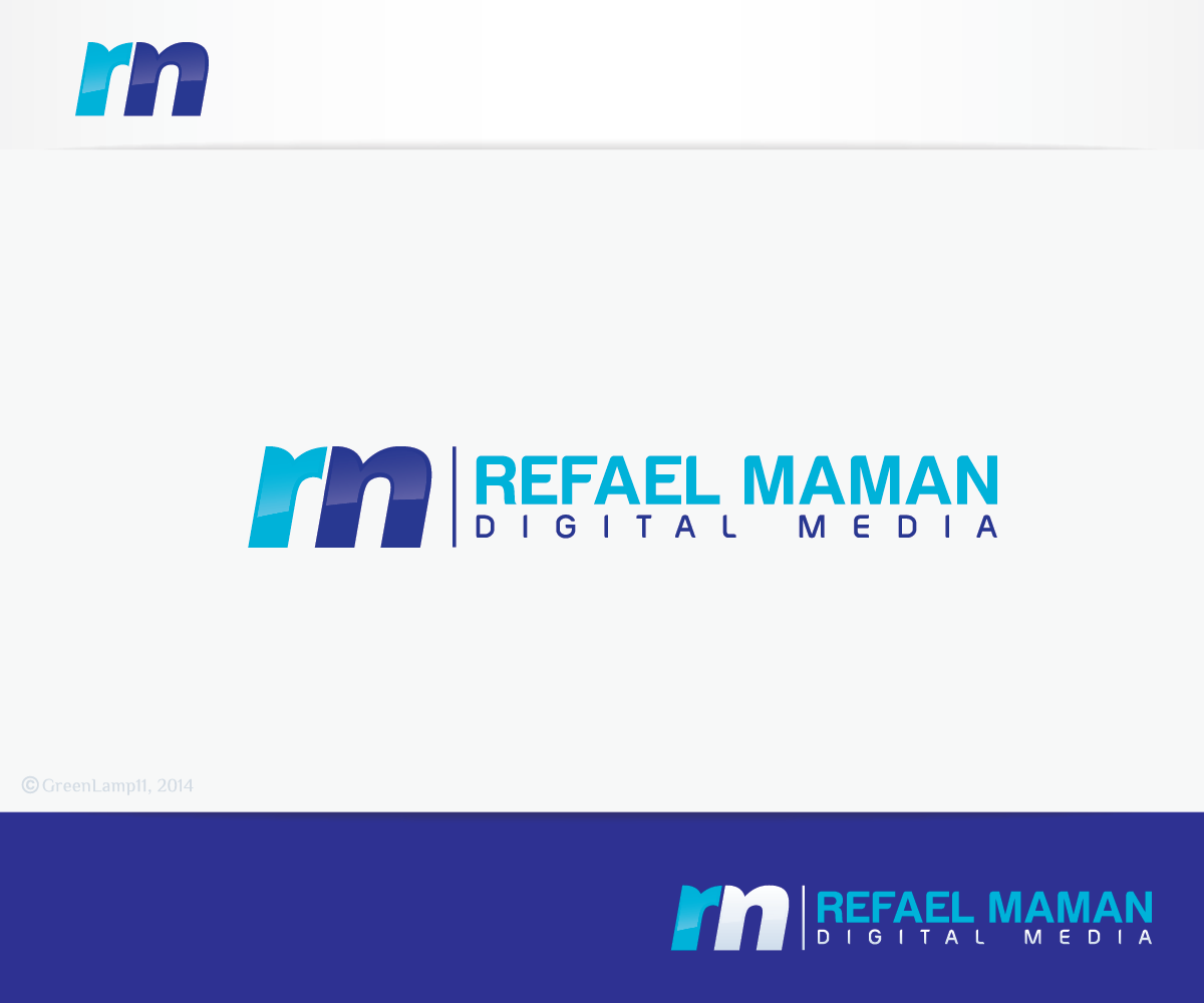 Design de Logo par GreenLamp pour Refael Maman - Digital Media | Design #3444095