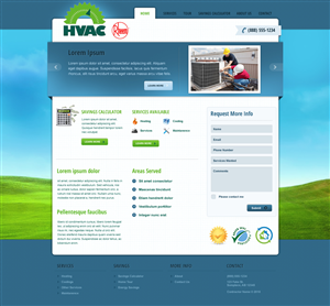 Web Design by Lee Wise for this project | Design #815075
