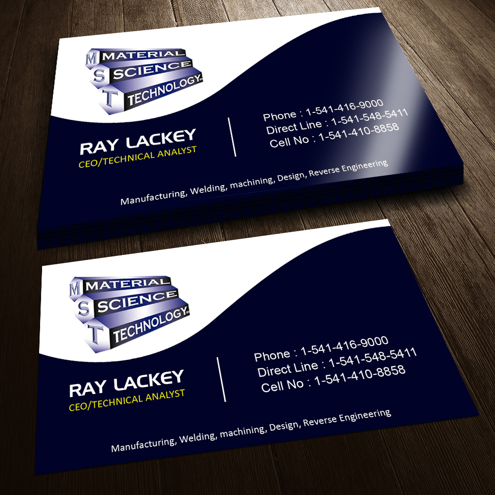 Business Card Design by Sandaruwan for MST Corporation | Design #3273899