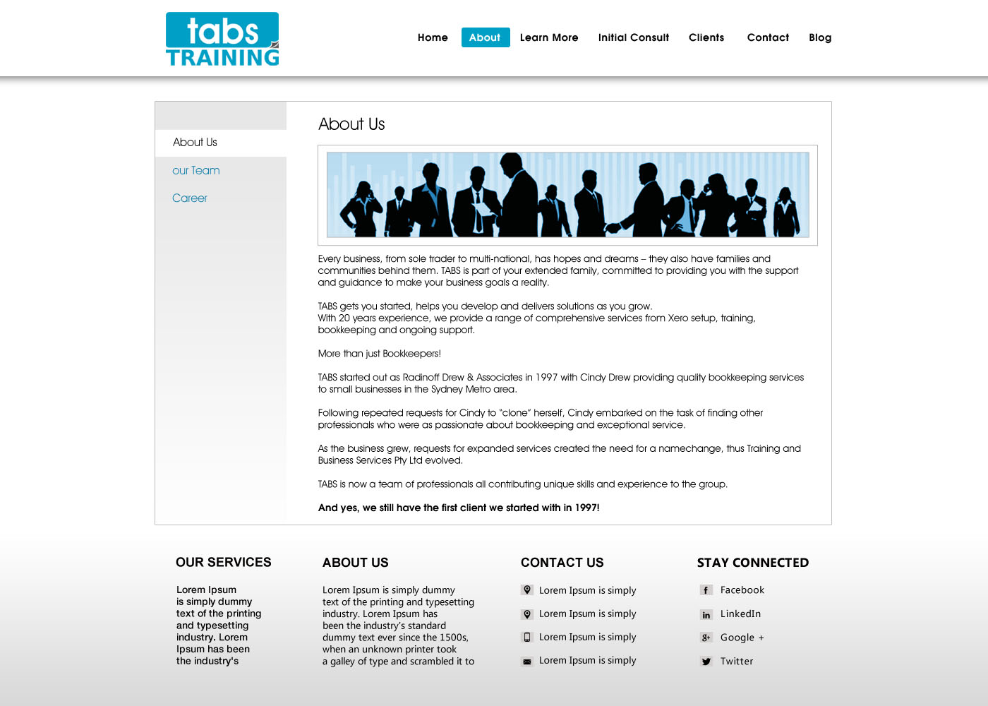 Diseño Wordpress por Chinmayees para Training and Business Services | Diseño #3309805