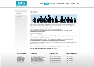 Wordpress Design by Chinmayees for Training and Business Services | Design: #3309805