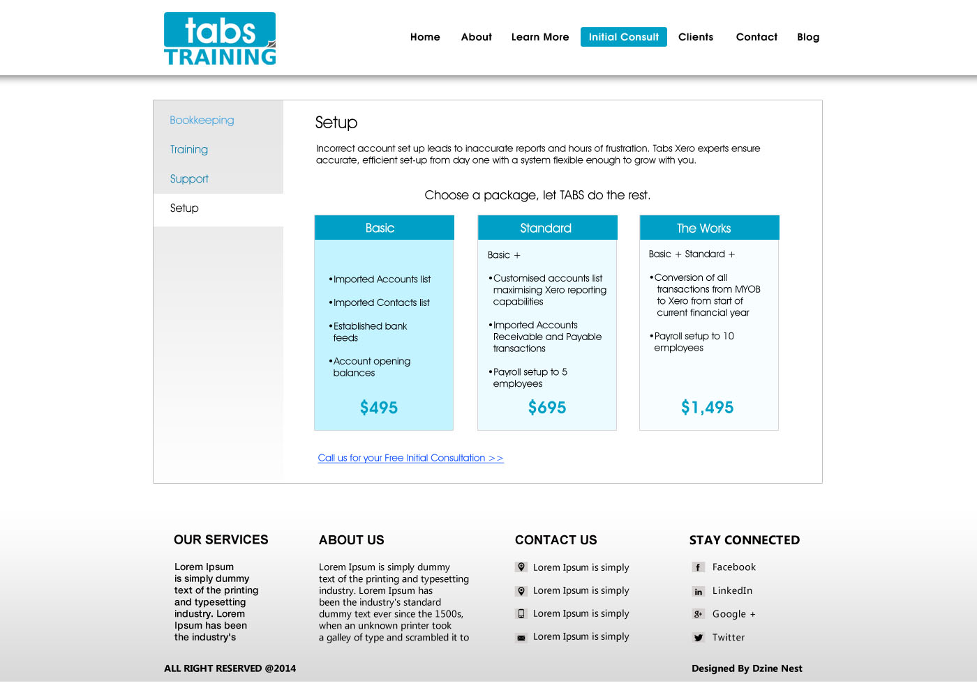 Wordpress Design by Chinmayees for Training and Business Services | Design #3312995