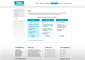 Wordpress Design by Chinmayees for Training and Business Services | Design: #3312995