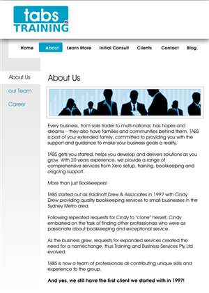 Wordpress Design by Chinmayees for Training and Business Services | Design: #3313524