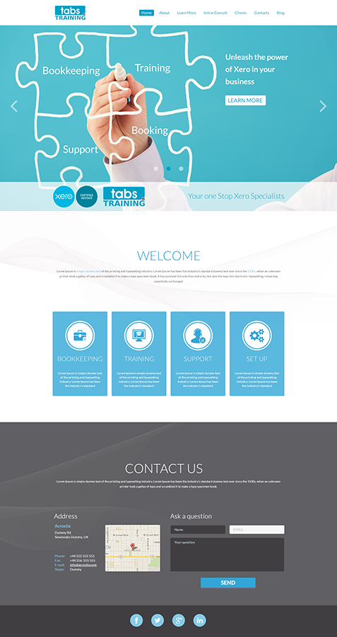 WordPress-Design von xupersoft für Training and Business Services | Design #3301590