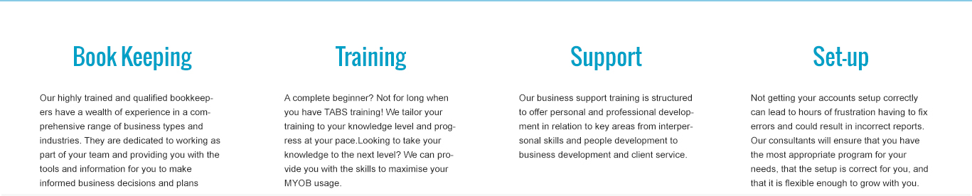 Wordpress Design by Shoaib Abbasi for Training and Business Services | Design #3306251