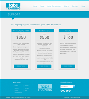 Wordpress Design by JM for Training and Business Services | Design: #3391263
