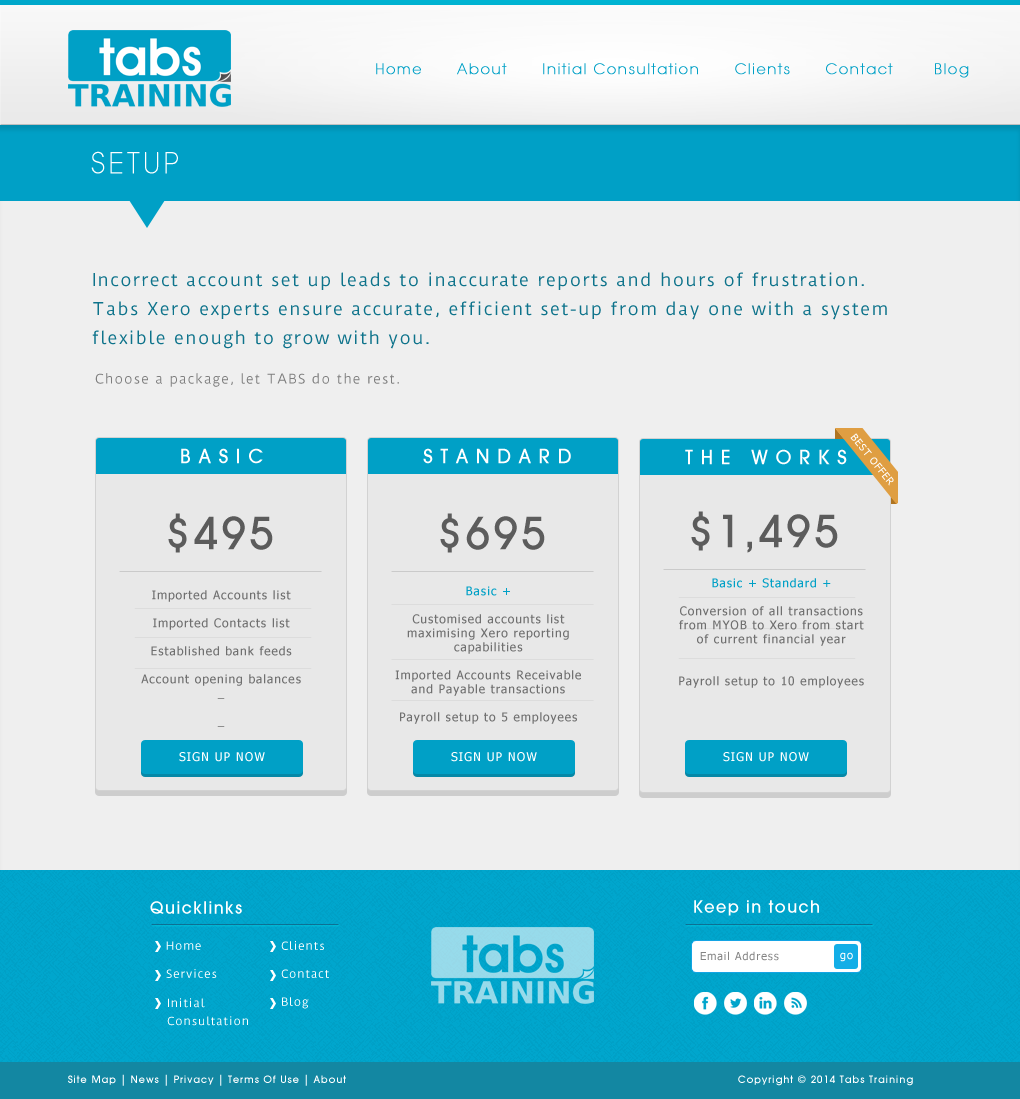 Wordpress Design by JM for Training and Business Services | Design #3391268