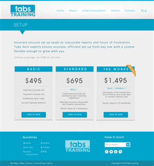 Wordpress Design by JM for Training and Business Services | Design: #3391268