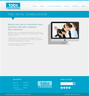 Wordpress Design by JM for Training and Business Services | Design: #3391278