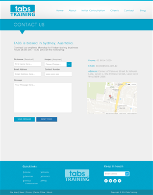 Wordpress Design by JM for Training and Business Services | Design: #3392192