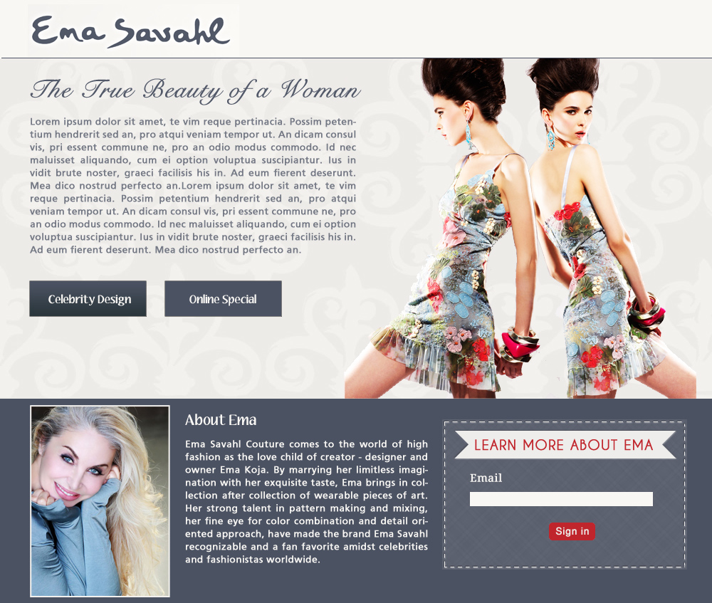 Web Design by Hetal  for this project | Design #807519