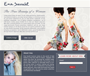 Web-Design von Hetal  für dieses Projekt | Design: #807519