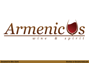 Logo Design by  Alpo Stark for Armenicus Wine & Spirits | Design: #3526550