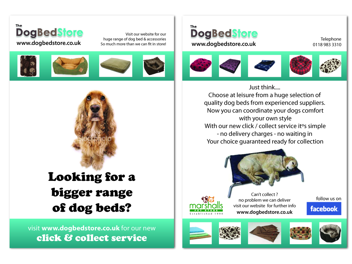 Flyer Design by UsBeingUs.com - Debs for Marshalls Pet Food Store Ltd. | Design #76999
