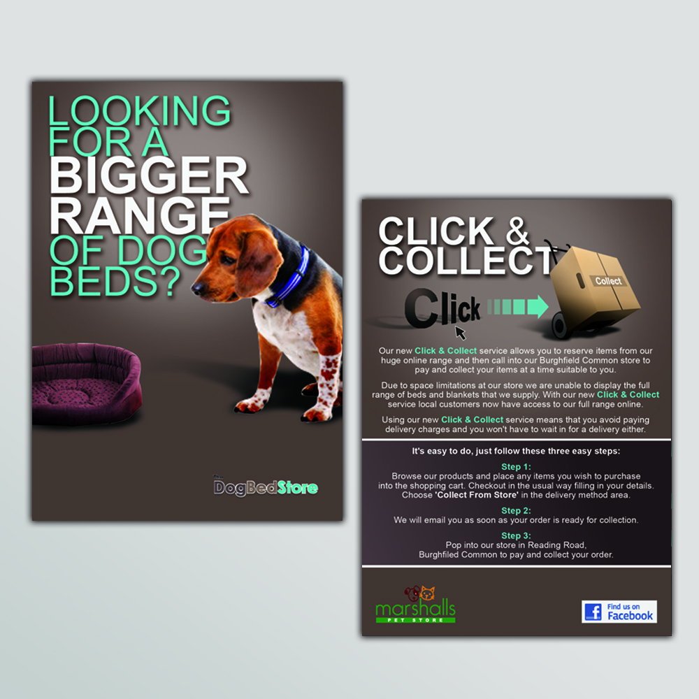 Flyer-Design von kelvin tang für Marshalls Pet Food Store Ltd. | Design #77276