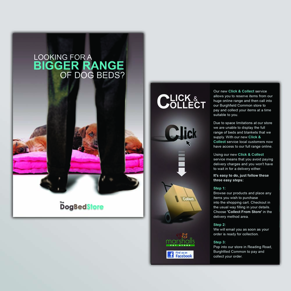 Flyer-Design von kelvin tang für Marshalls Pet Food Store Ltd. | Design #77584