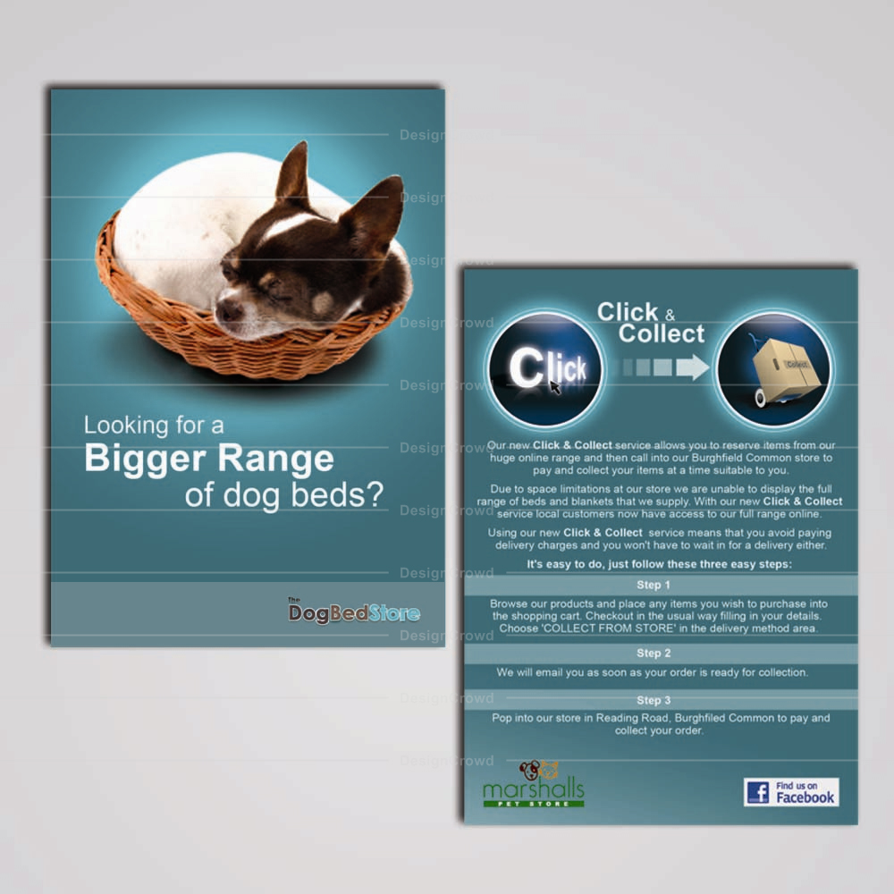 Flyer-Design von kelvin tang für Marshalls Pet Food Store Ltd. | Design #79011