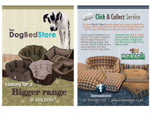 Flyer-Design von Christine Truter für Marshalls Pet Food Store Ltd. | Design: #78467