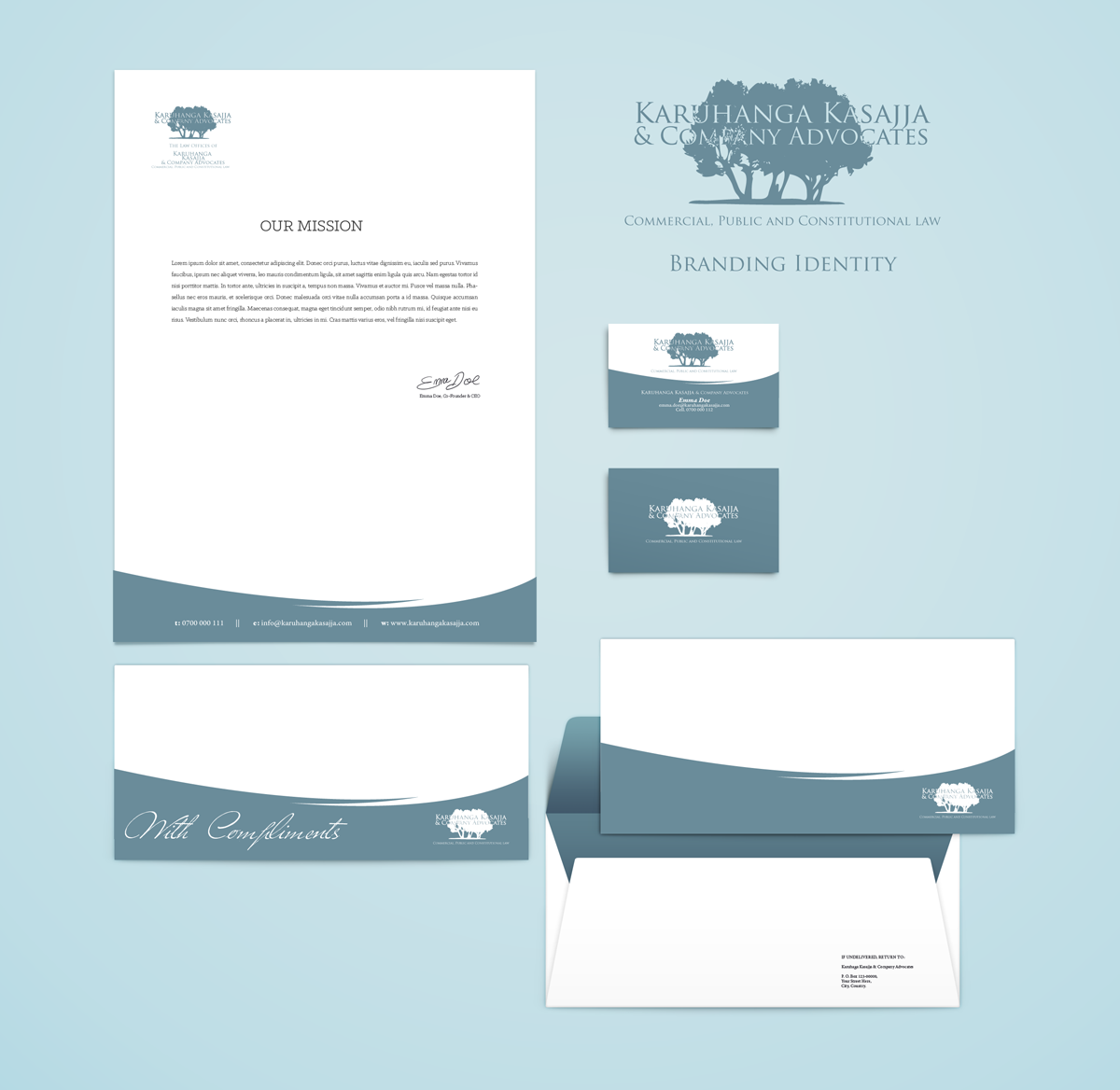 Stationery Design by kamau for this project | Design #3272776