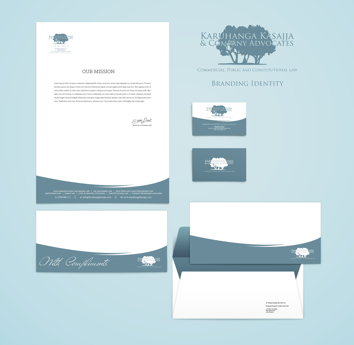Stationery Design by kamau for this project | Design #3274606