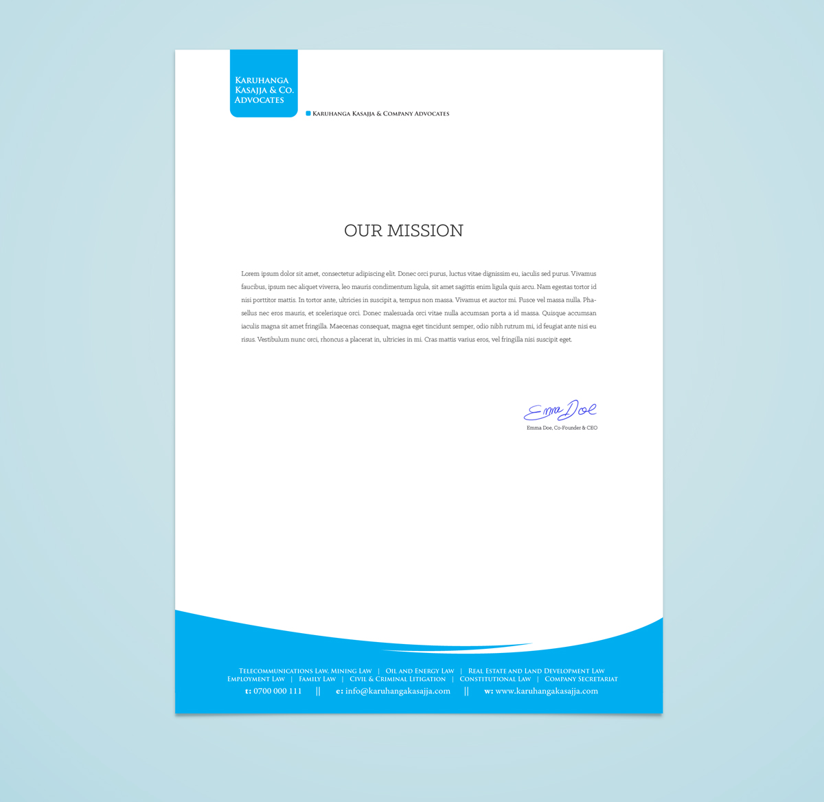 Stationery Design by kamau for this project | Design #3281741