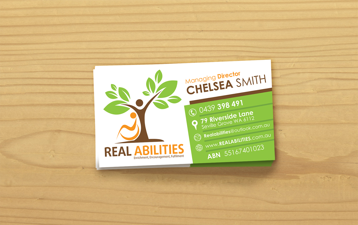 Business Card Design by ivan_mangicka for Real Abilities | Design #3271361