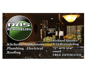 Design de Logo par coastal design studio pour RAS Remodeling  | Design : #3297092