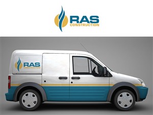 RAS Construction | Logo Design by MIM design