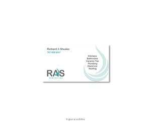 Design de Logo par guru subbu pour RAS Remodeling  | Design : #3294281