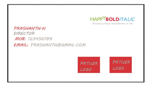 Visitenkarten-Design von n.prashanth.n für dieses Projekt | Design: #3418784