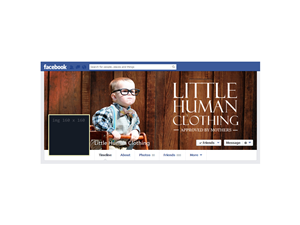 Facebook page needs a new logo for a business that sells preloved kids clothing