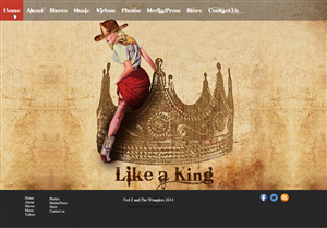 Web Design by WebOne for Ted Z and The Wranglers | Design: #3324072