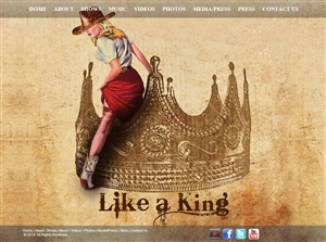 Web Design by WebOne for Ted Z and The Wranglers | Design: #3393382