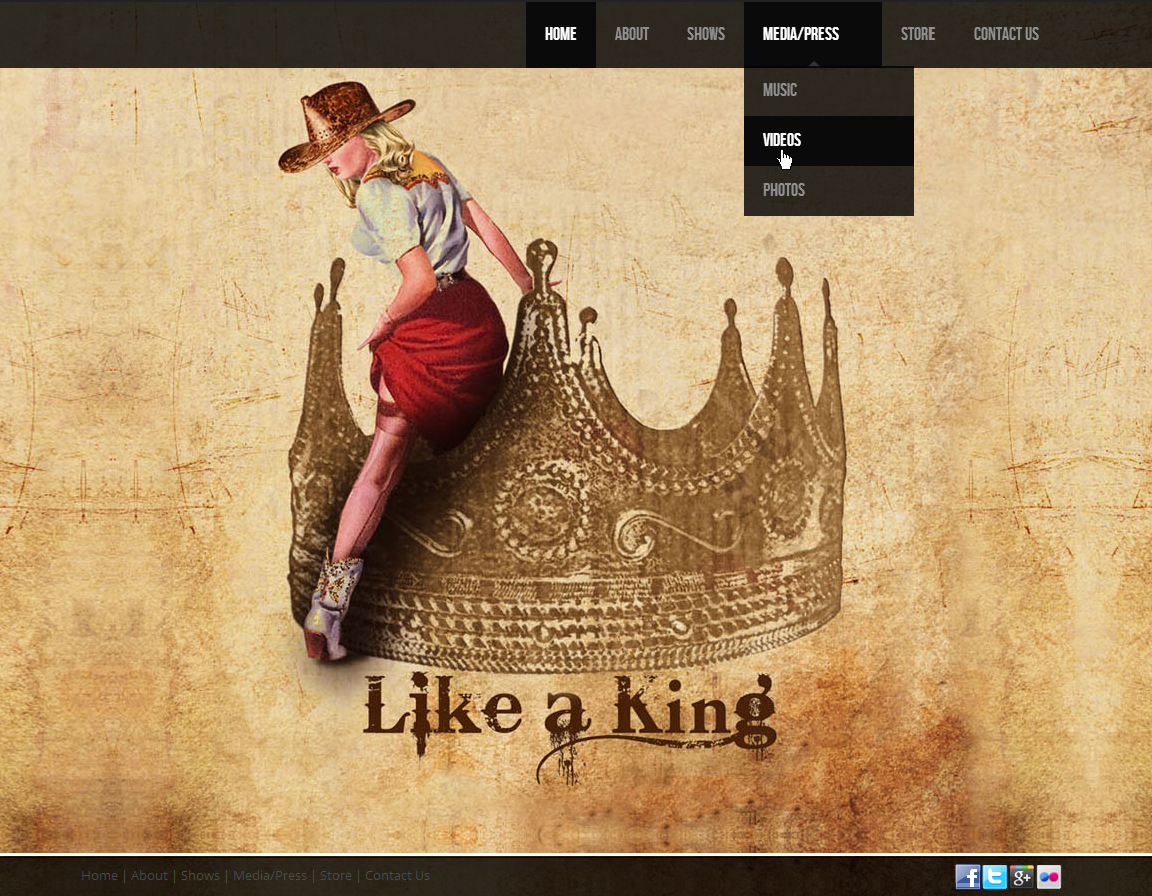 Diseño Web por WebOne para Ted Z and The Wranglers | Diseño #3399263