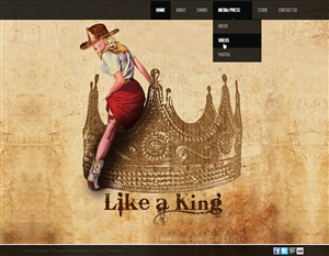 Web Design by WebOne for Ted Z and The Wranglers | Design: #3399263