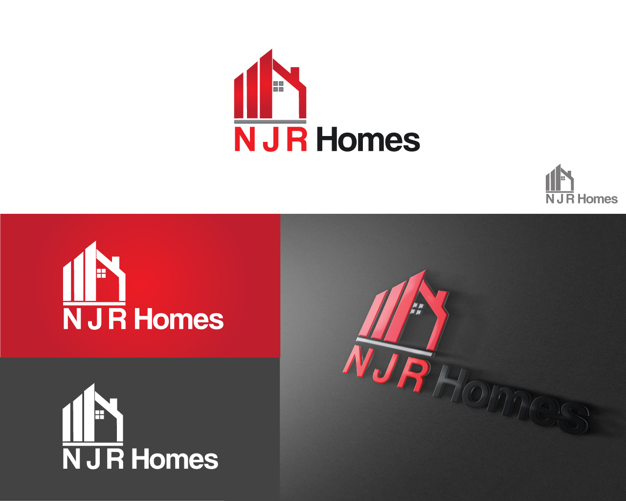 Logo-Design von FULLSTOP für NJR HOMES | Design: #3299821