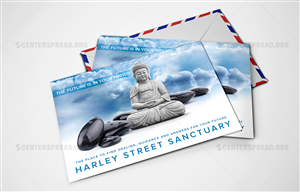 Postcard Design by CENTERSPREAD for Psychic Tarot Phone Readers | Design: #3308501