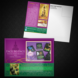 Design de Carte Postale par Mon01 pour Psychic Tarot Phone Readers | Design : #3285954