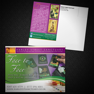 Design de Carte Postale par Mon01 pour Psychic Tarot Phone Readers | Design : #3326383