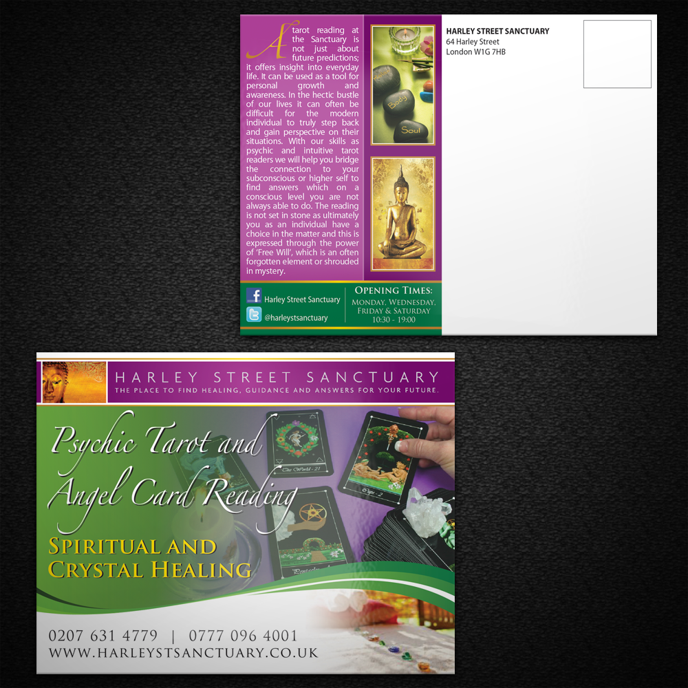 Design de Carte Postale par Mon01 pour Psychic Tarot Phone Readers | Design : #3335036