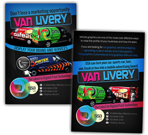 vehicle livery flyer | Design de Flyer par creationz2011