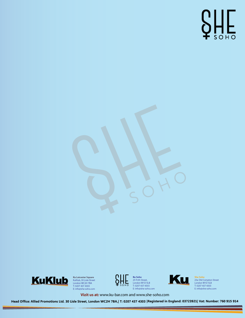 Letterhead Design by Selda for Allied Promotions Ltd. | Design #3324574