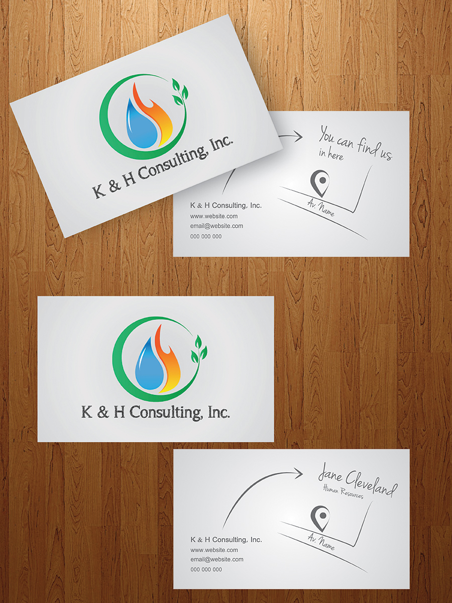 Business Card Design by LR Design for K & H Consulting | Design #3301730