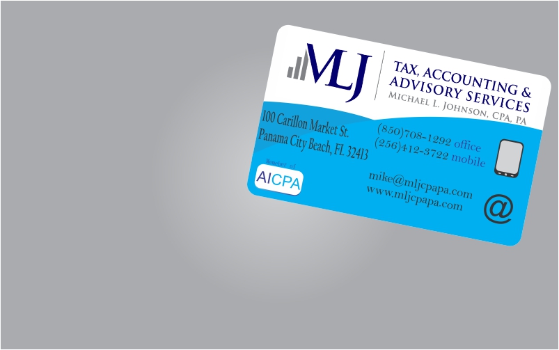 Diseño de Tarjeta de Presentación por radexm para Michael L. Johnson, CPA, PA | Diseño #3276687